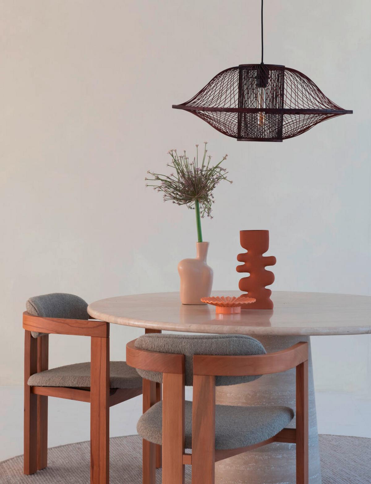 Hängeleuchte Maui - Rotbraun, Basics, Holz (70/30cm) - Good & Mojo