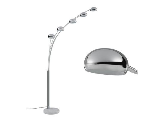 Stojací Lampa Stella - barvy chromu, Moderní, kov/kámen (110/210cm) - Mömax modern living Stojací Lampa Stella - barvy chromu, Moderní, kov/kámen (110/210cm) - Mömax modern living