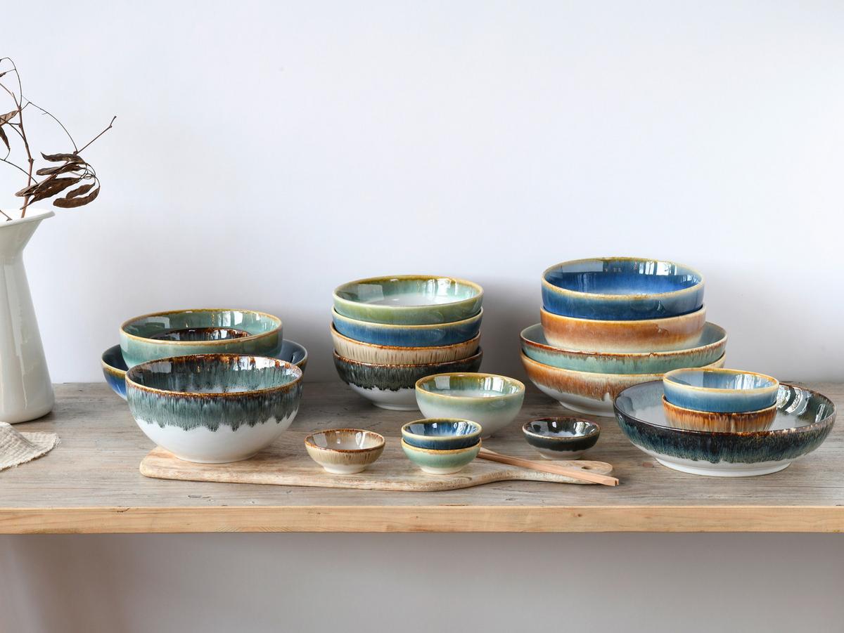 Mísa CASCADE - hnědá, Moderní, keramika (17.5/8/8 cmcm) - Creatable