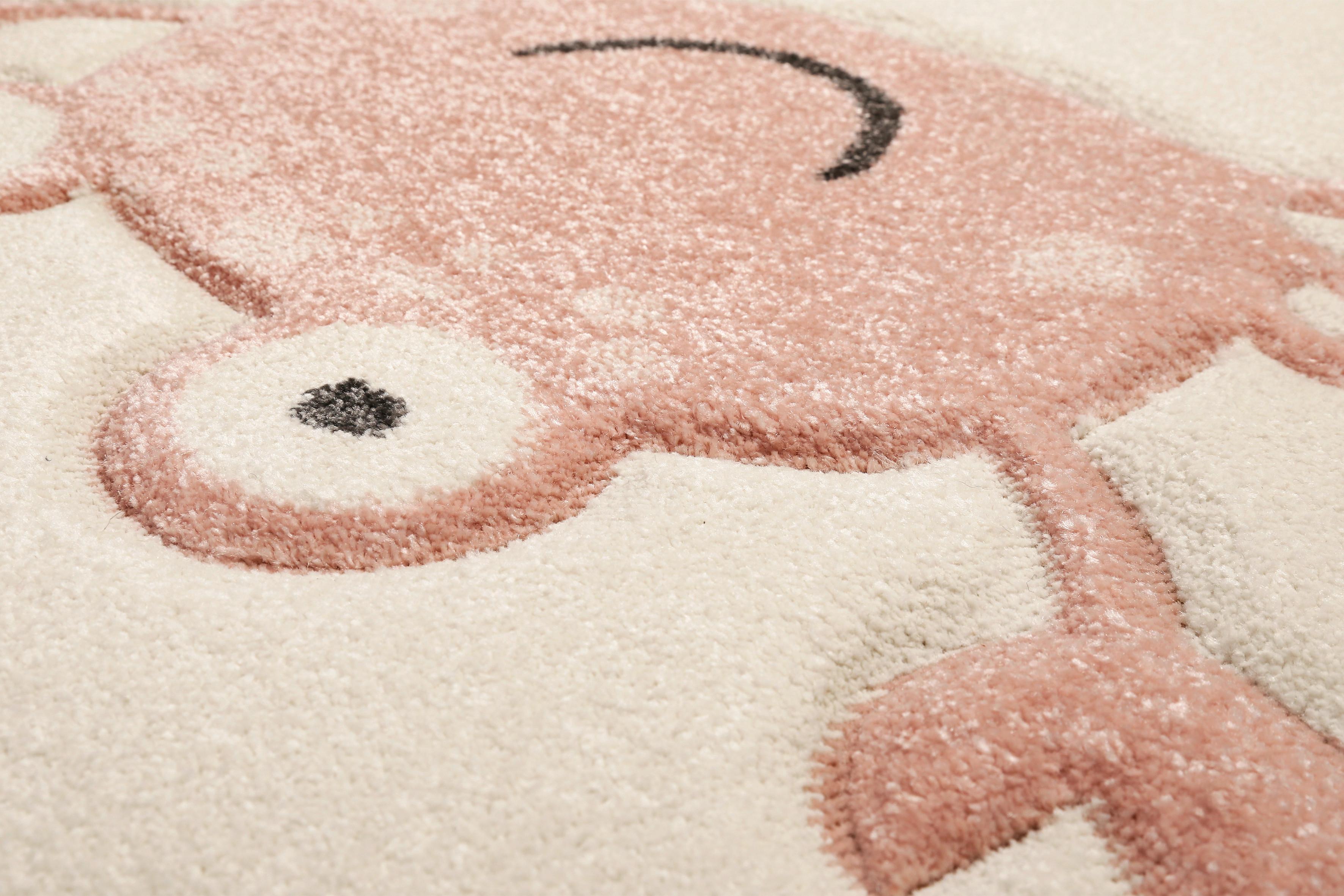 Kinderteppich Crab - Beige/Rosa, Trend, Textil (80cm) - Esprit