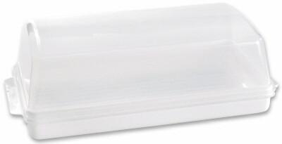 Kenyértartó Doboz Műanyag - átlátszó, Konventionell, műanyag (40/14/19cm)