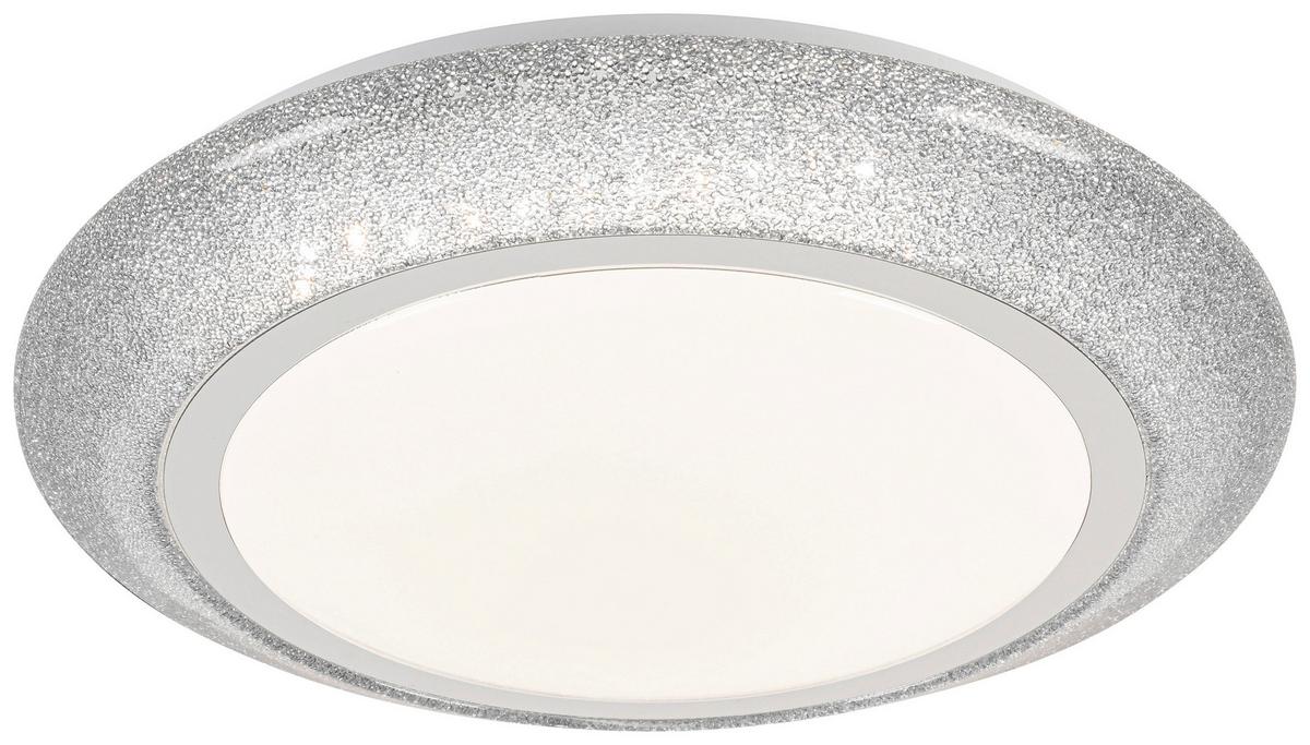 Led Mennyezeti Lámpa Ana - krómszínű/ezüstszínű, Modern, műanyag/fém (40/9cm) - Luca Bessoni