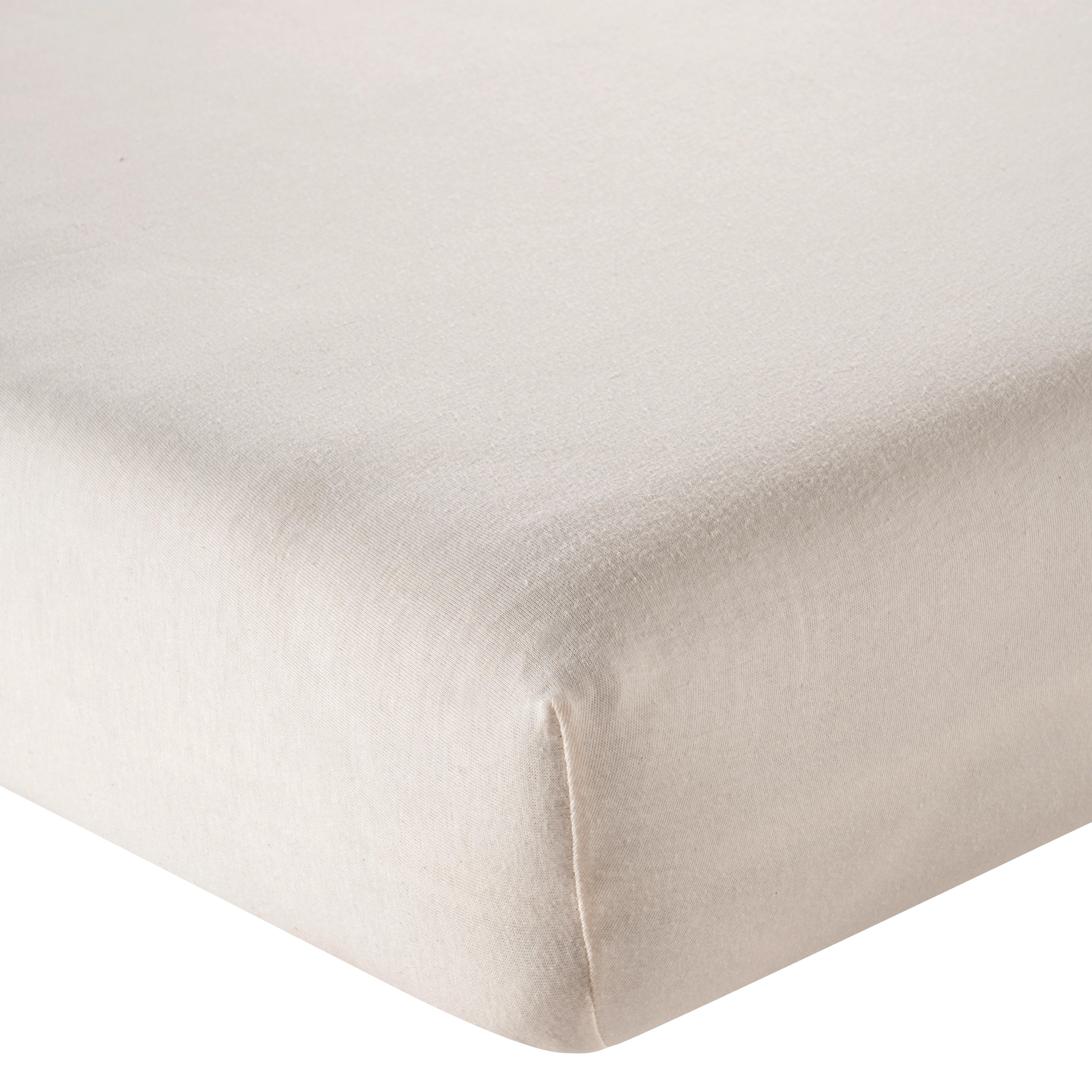 Napínacia plachta Basic, 140-160/200/28cm - béžová, Modern, textil (140/200cm) - Modern Living