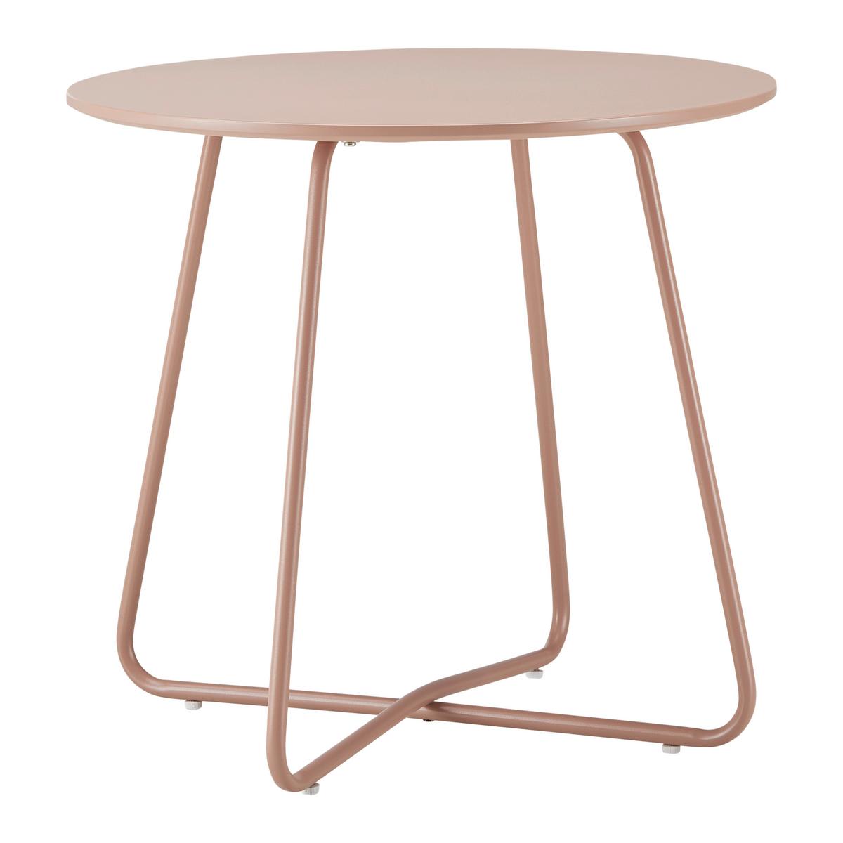 Dětská sedací souprava CASEY růžová - růžová, Moderní, kov/plast (60/56/60cm) - Bessagi Kids