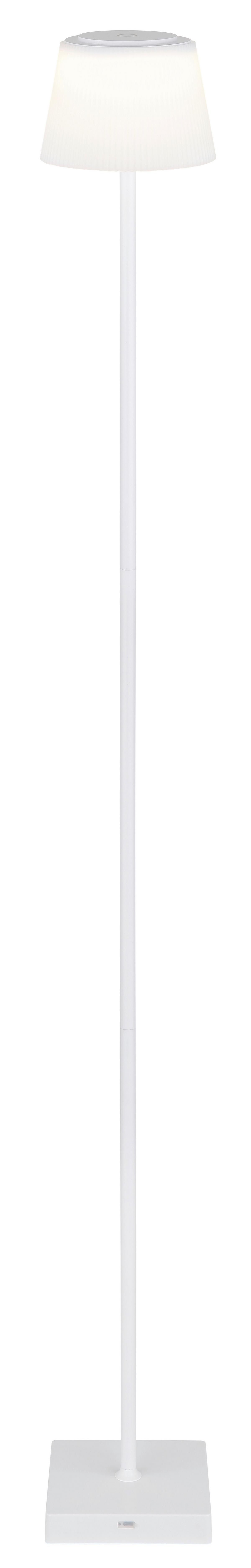 Akku-Stehleuchte 58434sw - Weiß, Design, Kunststoff/Metall (14/14/120cm) - Globo