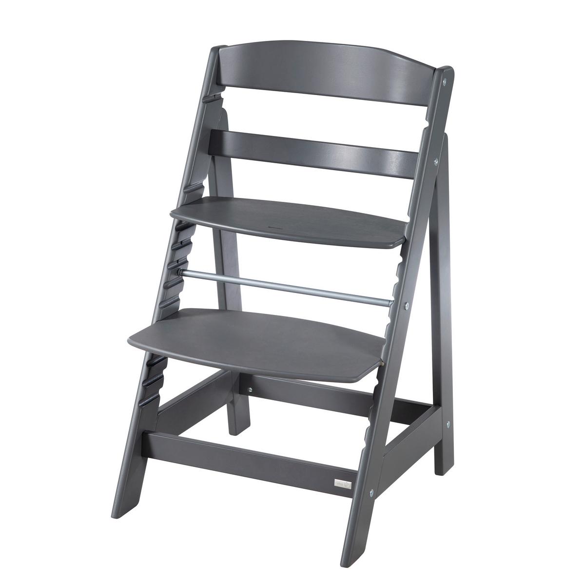 Treppenhochstuhl 'Sit Up Flex' anthrazit - Anthrazit, MODERN, Holzwerkstoff (44,5/80/54cm) - Roba