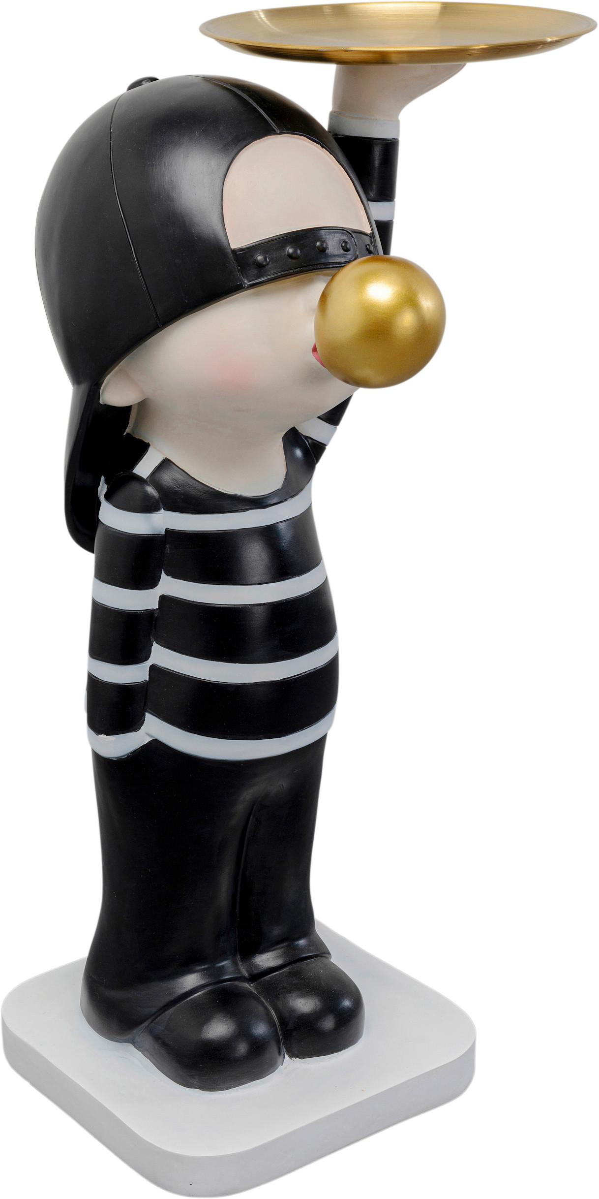 Príručný stolík BUBBLE BOY - viacfarebná/mosadzná, Modern, kov/plast (42/74/34cm) - Kare-Design