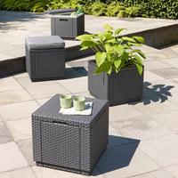 Kühlbox 40 Liter Ice Cube, Graphitfarben - Graphitfarben, MODERN, Kunststoff (42/41/42cm) - Keter