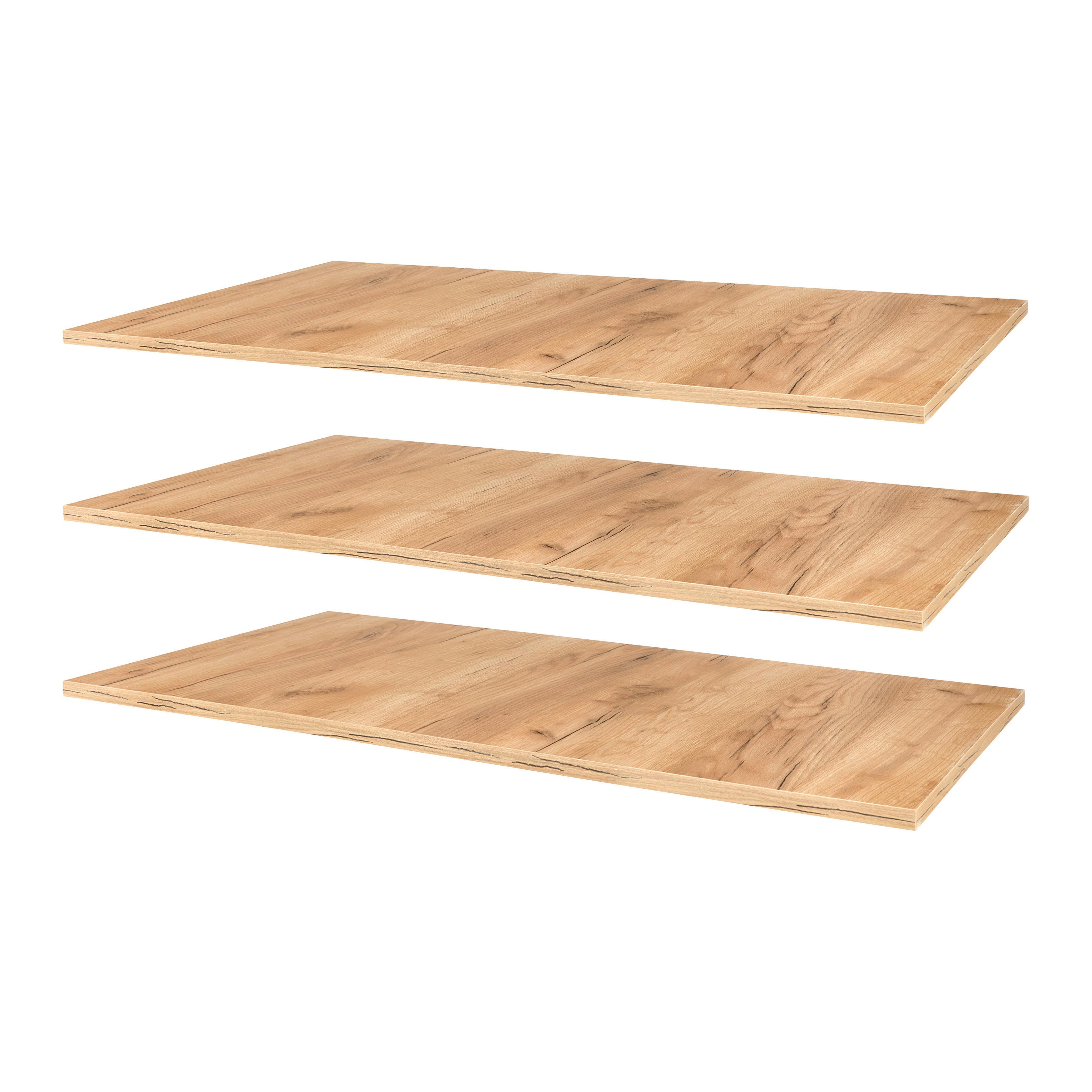 SADA VKLADACÍCH POLÍC VERO - Konventionell, kompozitné drevo (97,2/54,6cm) - ecoTree