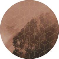 Fototapete D1-084 New Morning - Rot/Braun, Trend (125cm)