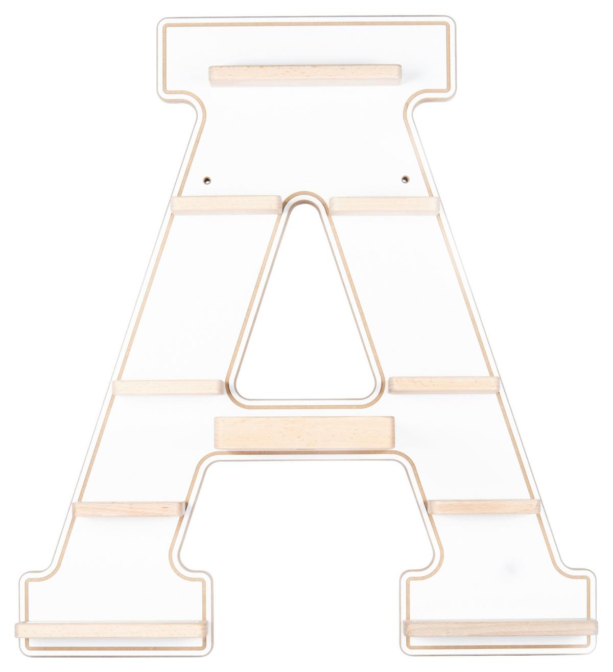 Kinderregal Boarti Weiß B: 49 cm - Weiß, MODERN, Holzwerkstoff (49/54/19cm) - MID.YOU