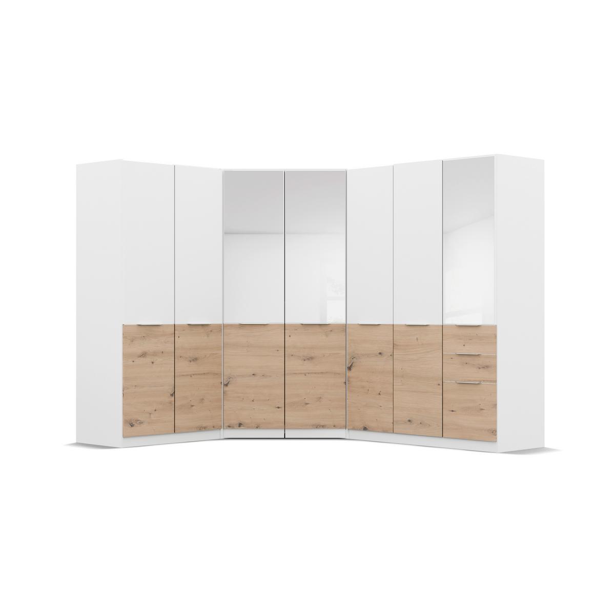 SKRIŇA S OTOČNÝMI DVERAMI MAX-EXTRA - sivá/biela, Konventionell, kompozitné drevo/plast (91/197/54cm)