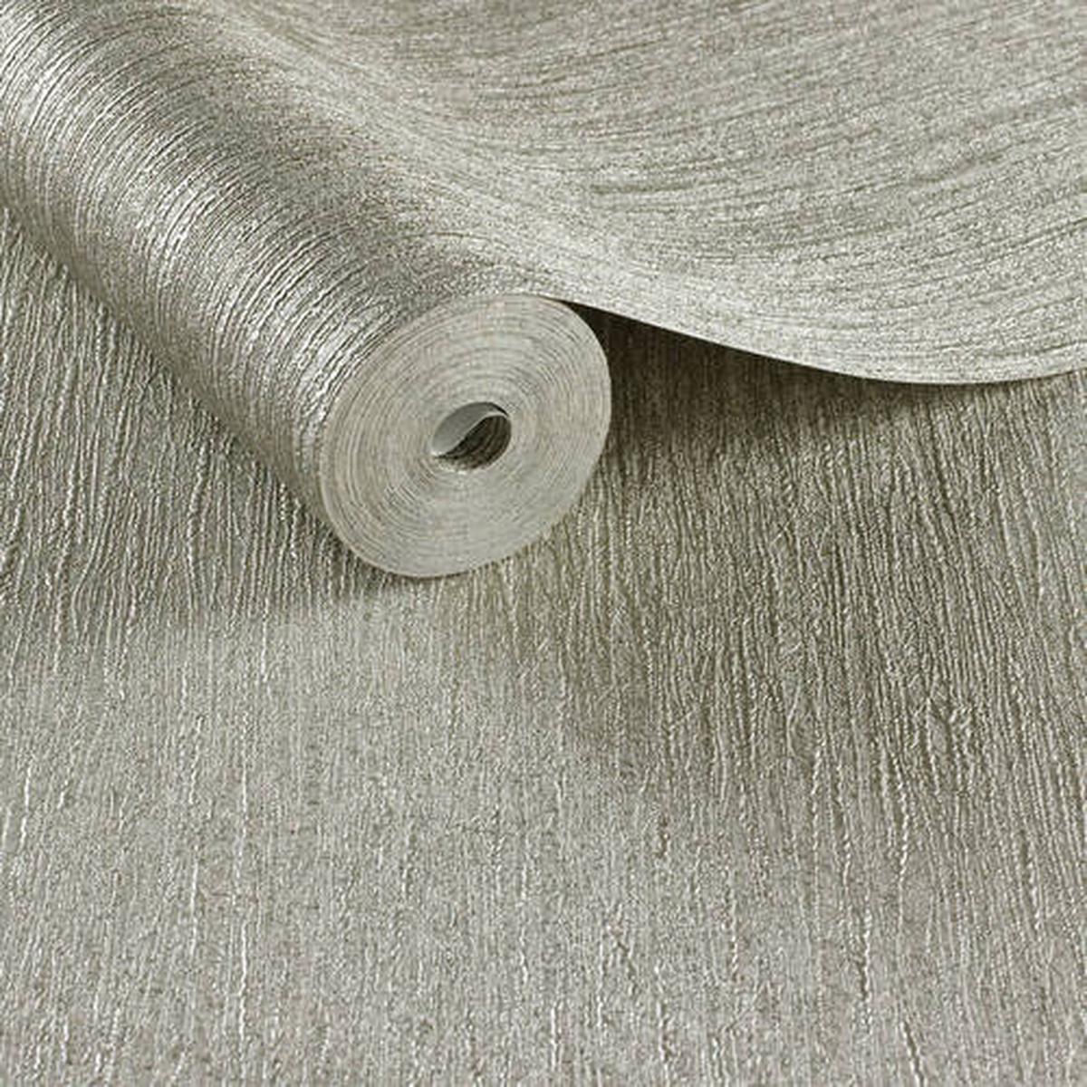 Vliestapete Boucle, Goldfarben - Goldfarben, Basics, Papier/Kunststoff (52/1000cm)