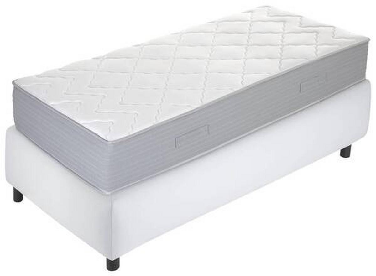 Viscomatratze Boxlike Wave 100x200 cm H2/H3 H: 30 cm - Weiß, Basics, Textil (100/200cm) - MID.YOU