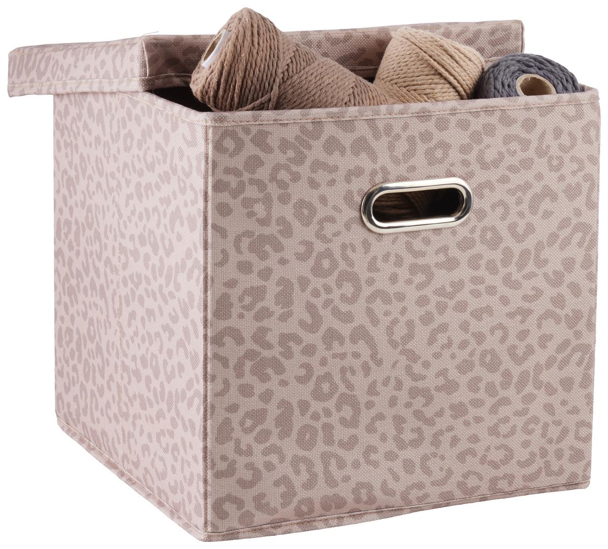 Skladací box ETHICAL CASHMERE - krémová, Romantik / Landhaus, kartón/kov (33/32/33cm) - Mömax