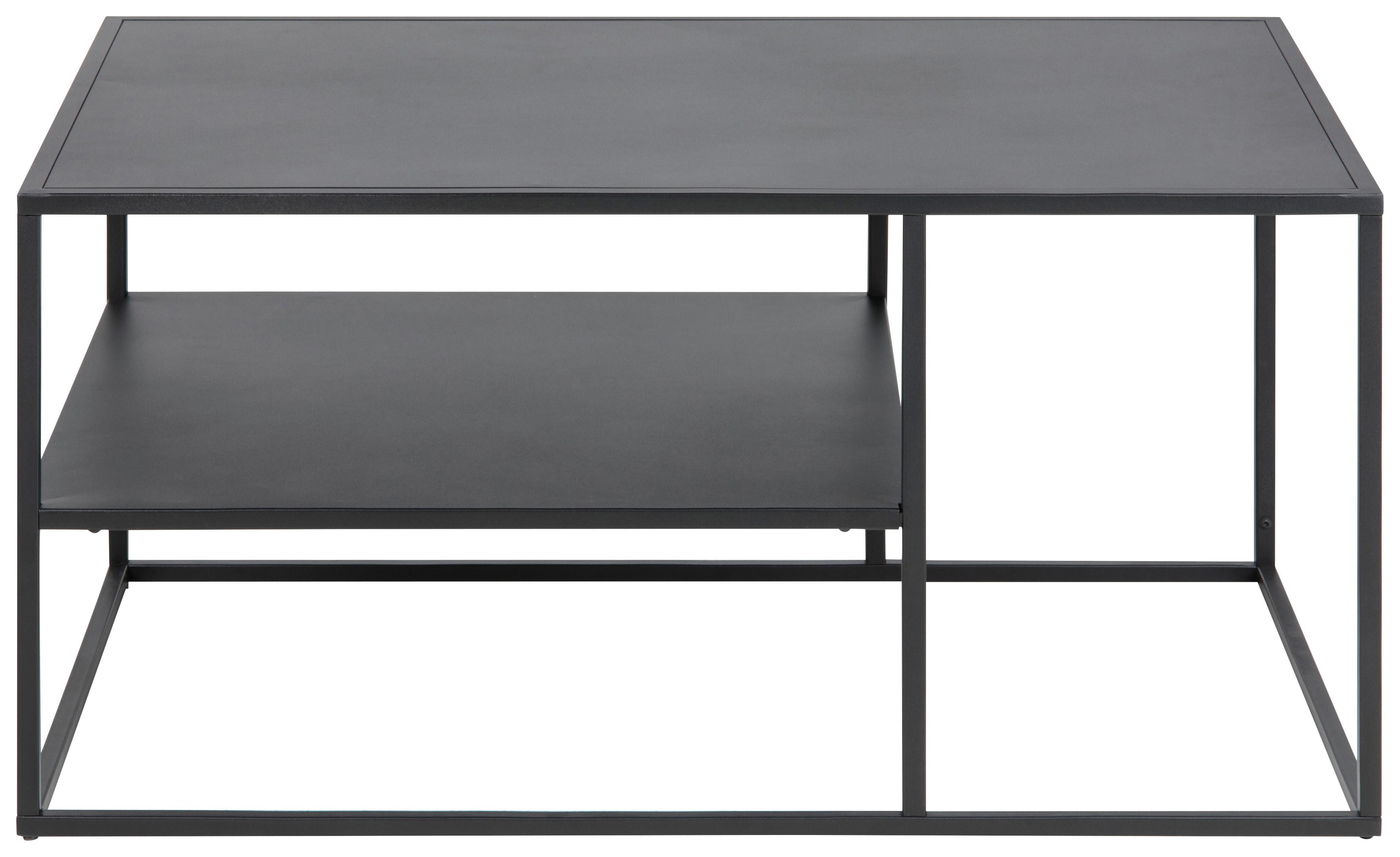 Konferenční Stolek Virum Černá - černá, Trend, kov (90/60/45cm) - Carryhome