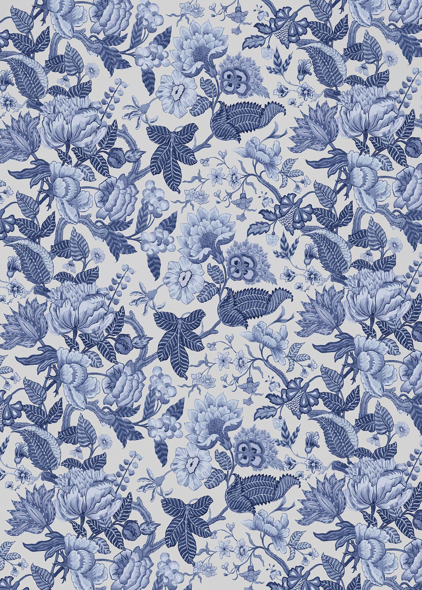 Fototapete Inx4-034 Bleuet - Blau/Weiß, Trend (200/280cm) - Komar