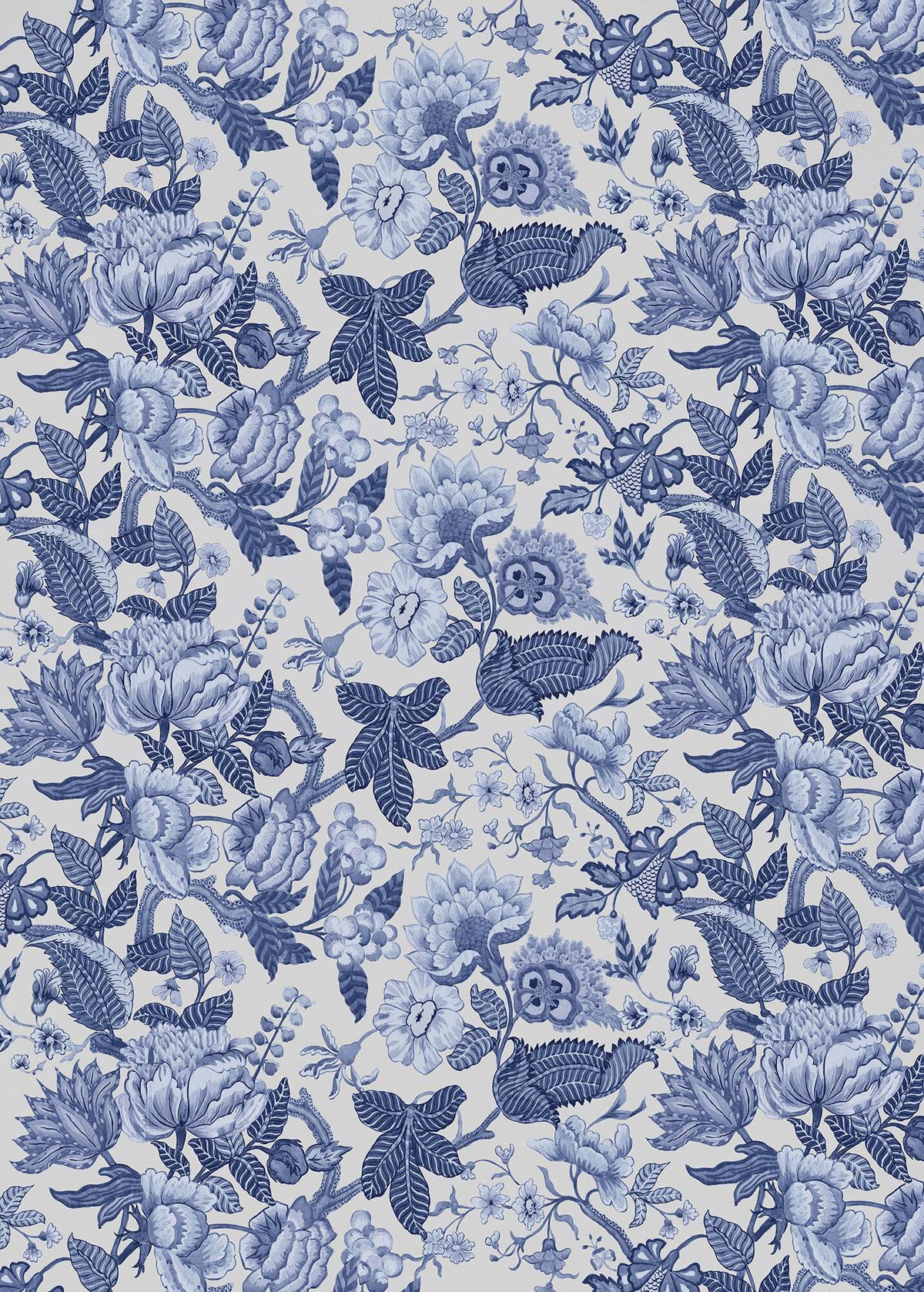 Fototapete Inx4-034 Bleuet - Blau/Weiß, Trend (200/280cm) - Komar