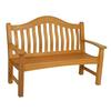 Gartenbank Holz Kingston 2-Sitzer - Eukalyptusholzfarben/Braun, MODERN, Holz (67/91/131cm) - Gardenson