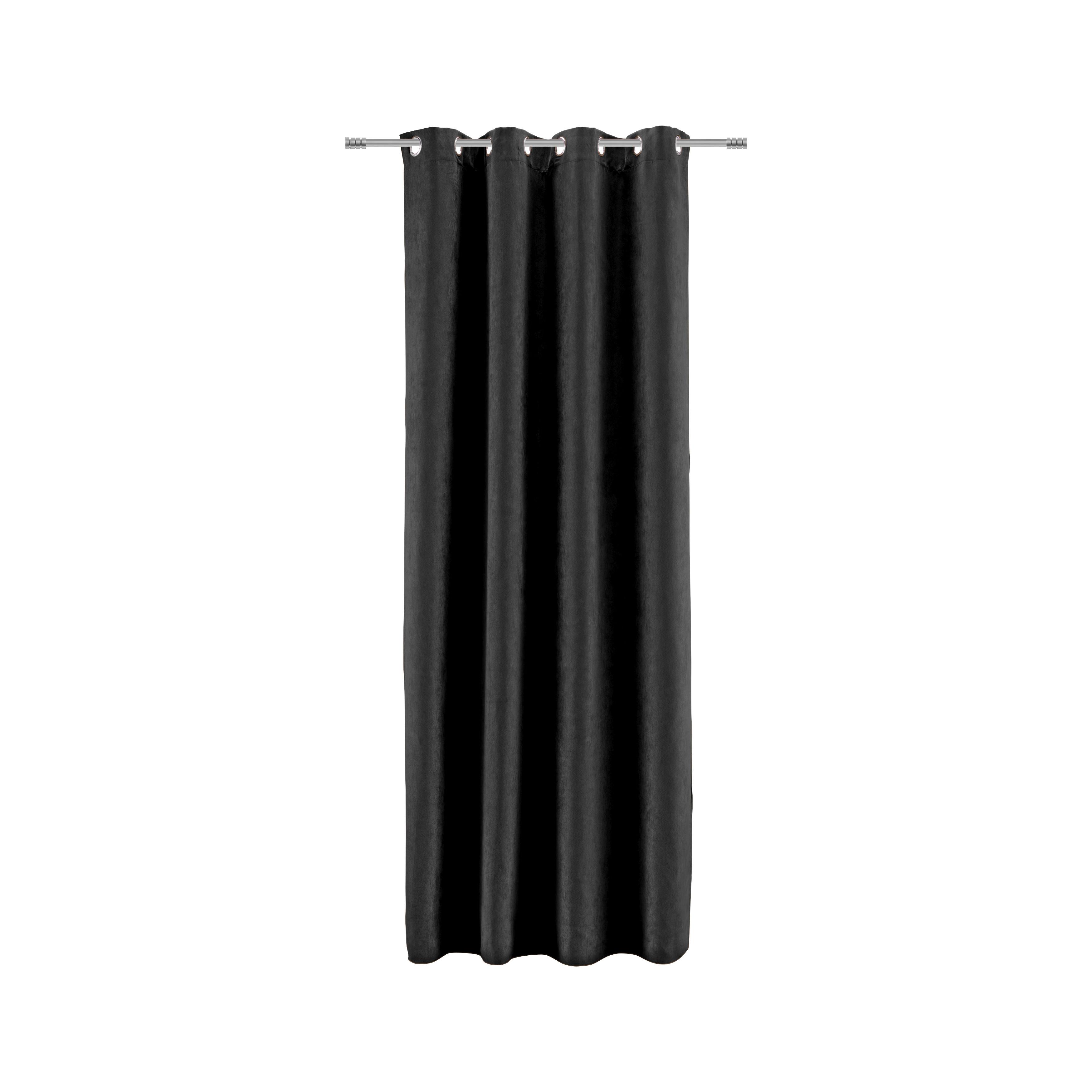 Fotografia produktu: Záves s očkami Velours, 140/245cm, čierna