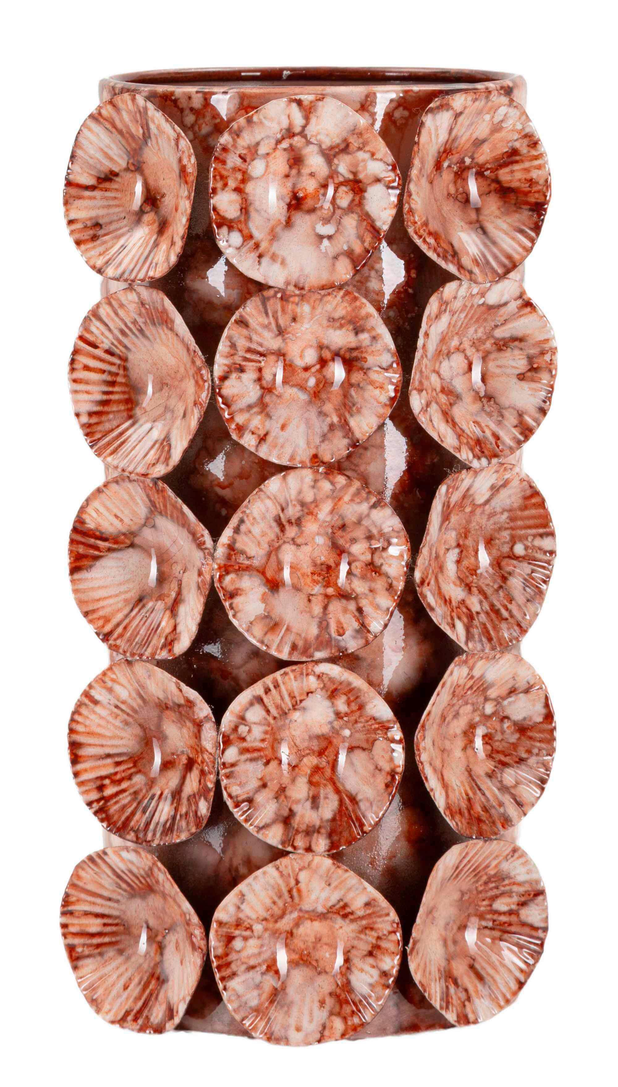 Vase Pot Drop Dunkelrot B: 12,5 cm