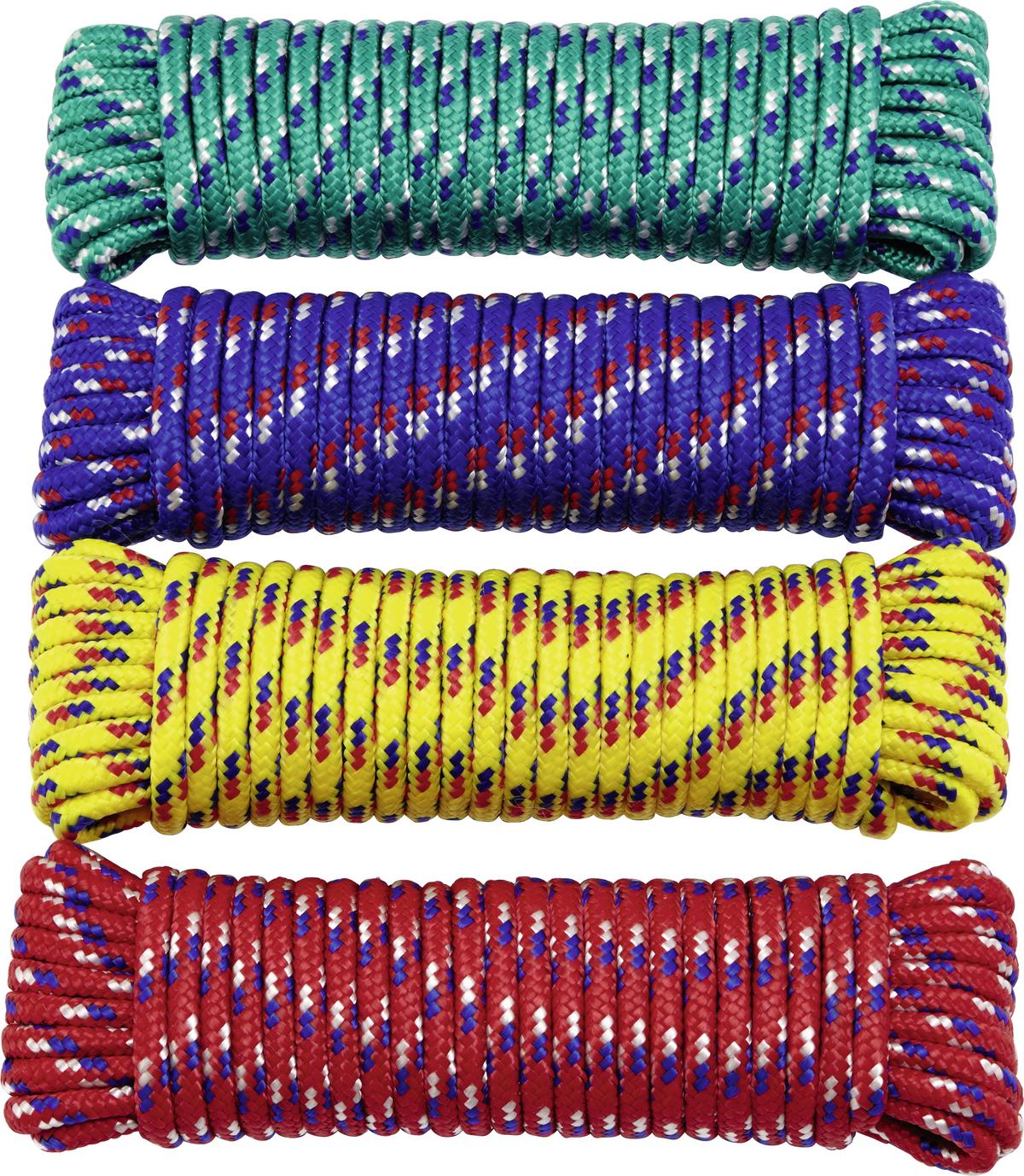 Univerzális Kötél 10 Méter - fehér/zöld, Konventionell, műanyag (0.6/1000cm)