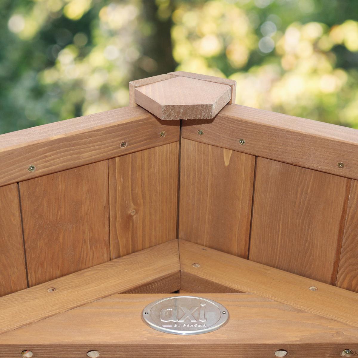 Spielturm A025.121.80 - Braun/Grau, KONVENTIONELL, Holz/Kunststoff (283,6/241,9/349cm) - Ambia Garden