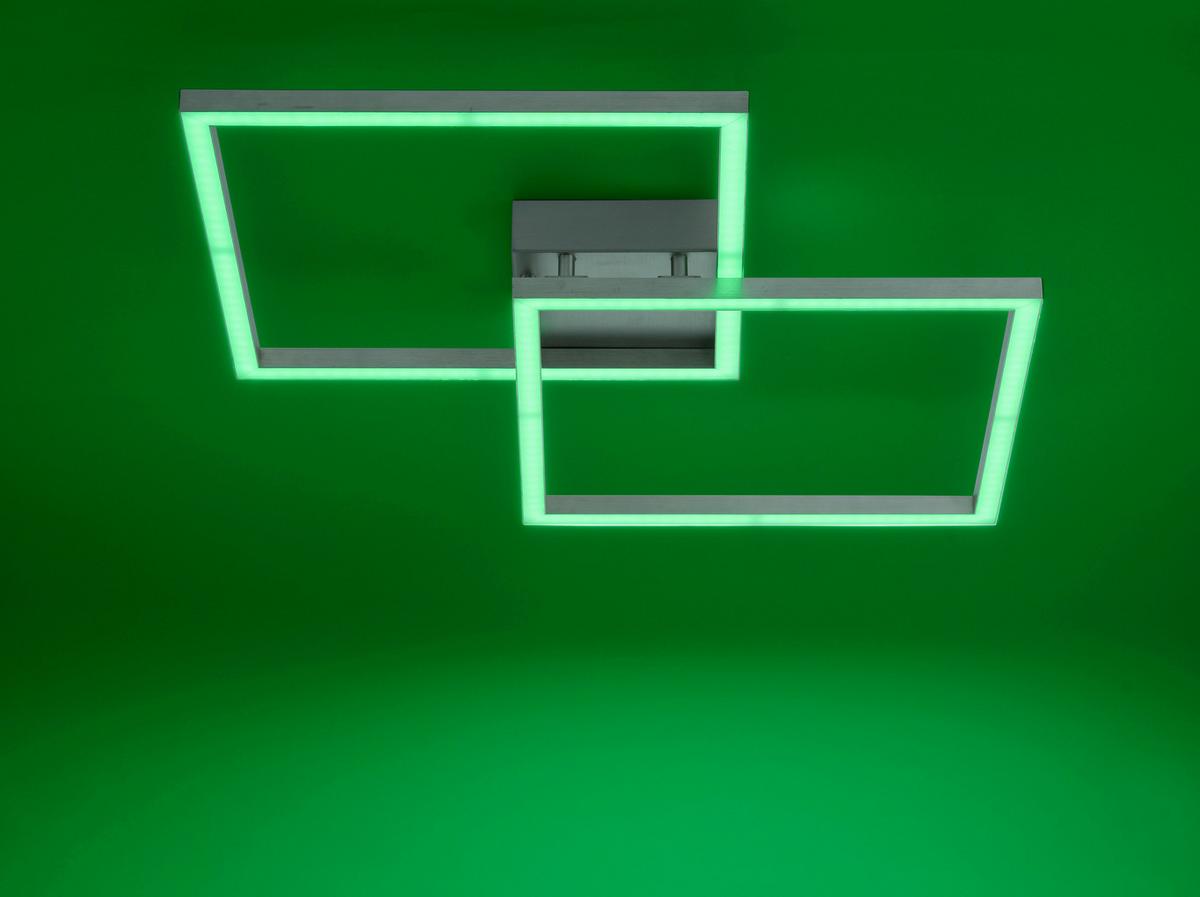 Led-deckenleuchte 16429-55 Lolasmart-Maxi - Silberfarben, Design, Kunststoff/Metall (63/63/8,5cm)