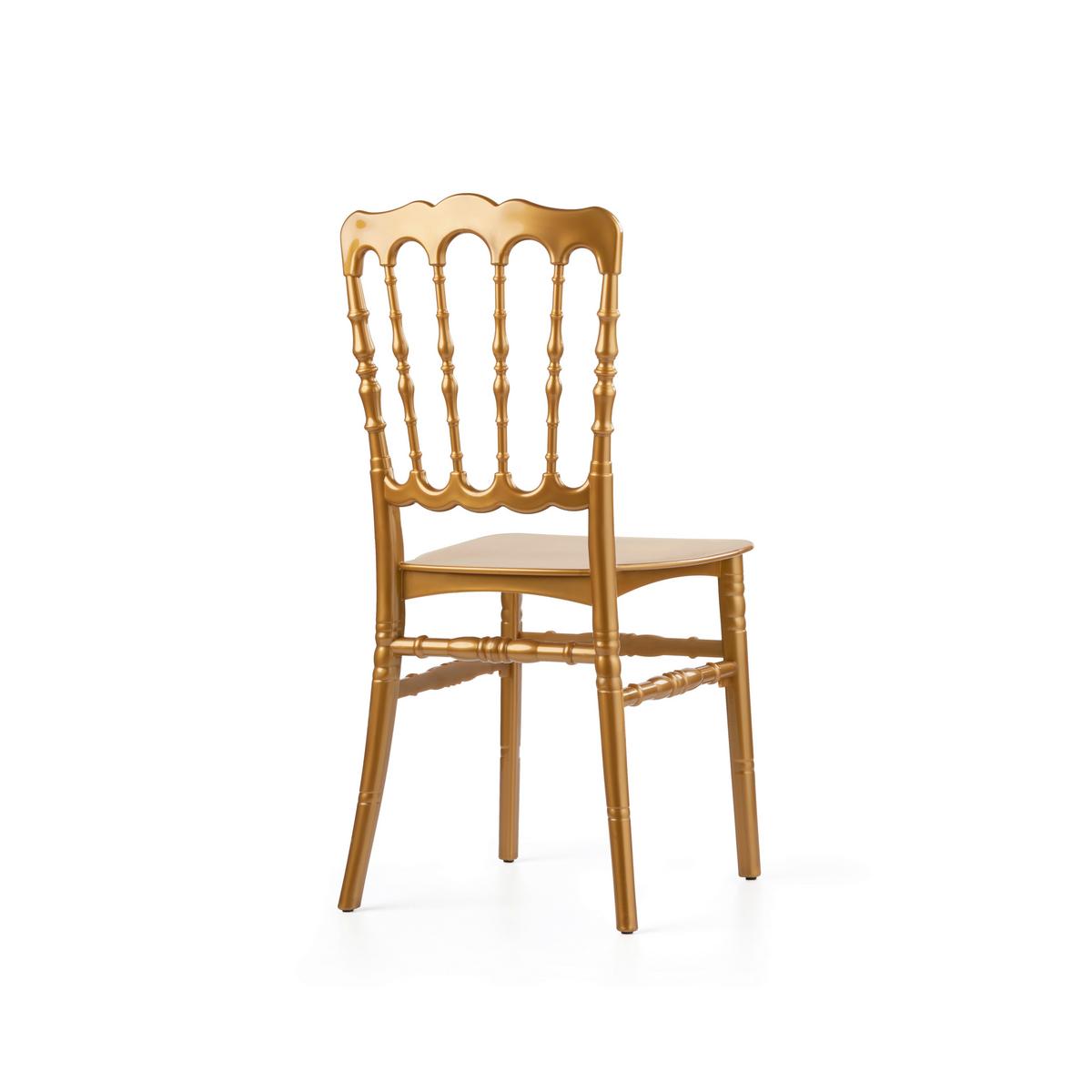 Stapelsessel Stapelstuhl Napoleon - Goldfarben, LIFESTYLE, Kunststoff (41/89,5/43cm)