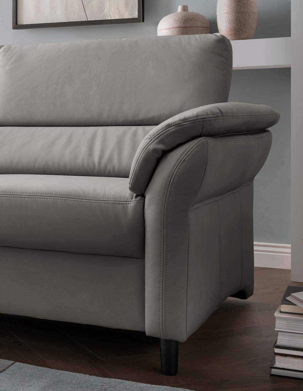 2-Sitzer-Sofa Cavoli, Grau B: 147 cm - Schwarz/Grau, MODERN, Textil (147/90/89cm) - Livetastic