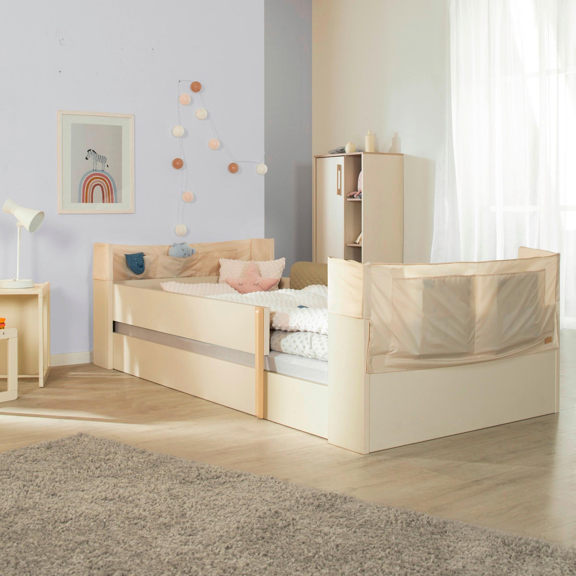Bett Flexi Grow Toodler Kashmir, Lf 90x200cm - Kaschmir, KONVENTIONELL, Holzwerkstoff (90/200cm) - Roba