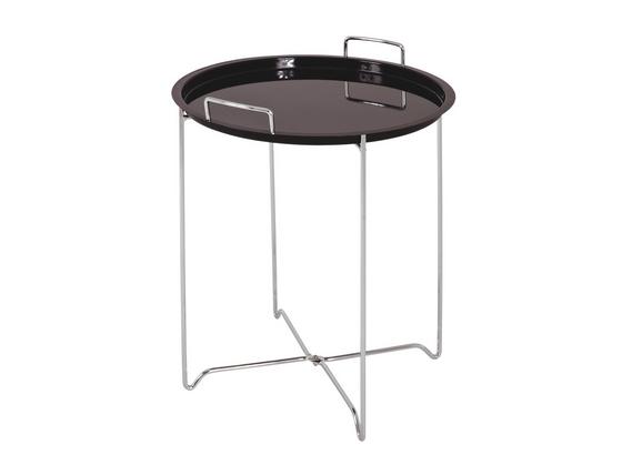 Odkládací Stolek Dan - černá, Moderní, kov/umělá hmota (45/51cm) Odkládací Stolek Dan - černá, Moderní, kov/umělá hmota (45/51cm)