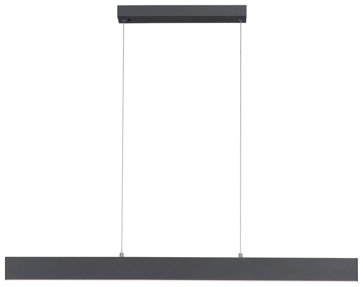 LED-Hängeleuchte 11548-13 - Anthrazit, Design, Kunststoff/Metall (121/6/120cm)