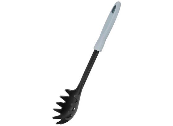 Spaghettilöffel Tore - Schwarz/Hellblau, KONVENTIONELL, Kunststoff (32,5cm) - Ombra Spaghettilöffel Tore - Schwarz/Hellblau, KONVENTIONELL, Kunststoff (32,5cm) - Ombra