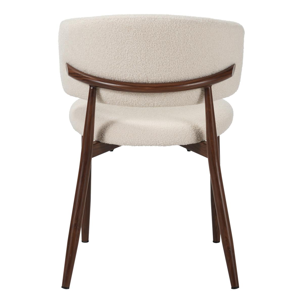 STUHL-SET YUKa Elfenbein B: 54cm - Elfenbein, MODERN, Textil/Metall (54/79/54cm) - Livetastic