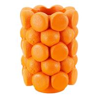 Vase Orange B: 19 Cm - Orange, Basics, Kunststoff (19/28/19  cm)