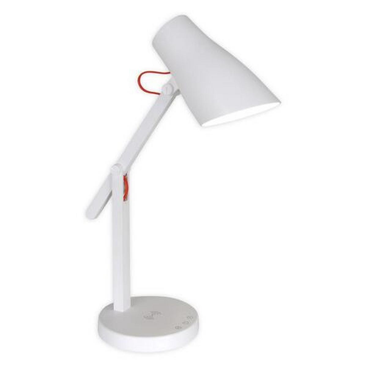 LED-Tischlampe dimmbar Weiß Smartphone-Steuerung - Weiß, Design, Kunststoff/Metall (15/35cm) - Näve