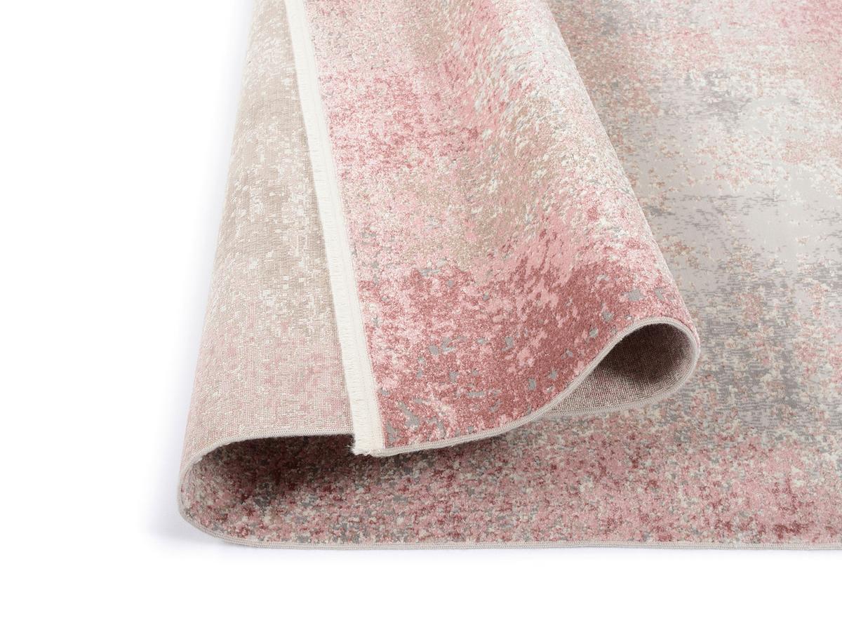 Webteppich Saint Creme/Rosa 133x190 cm - Creme/Rosa, Design, Textil (133/190cm) - Novel