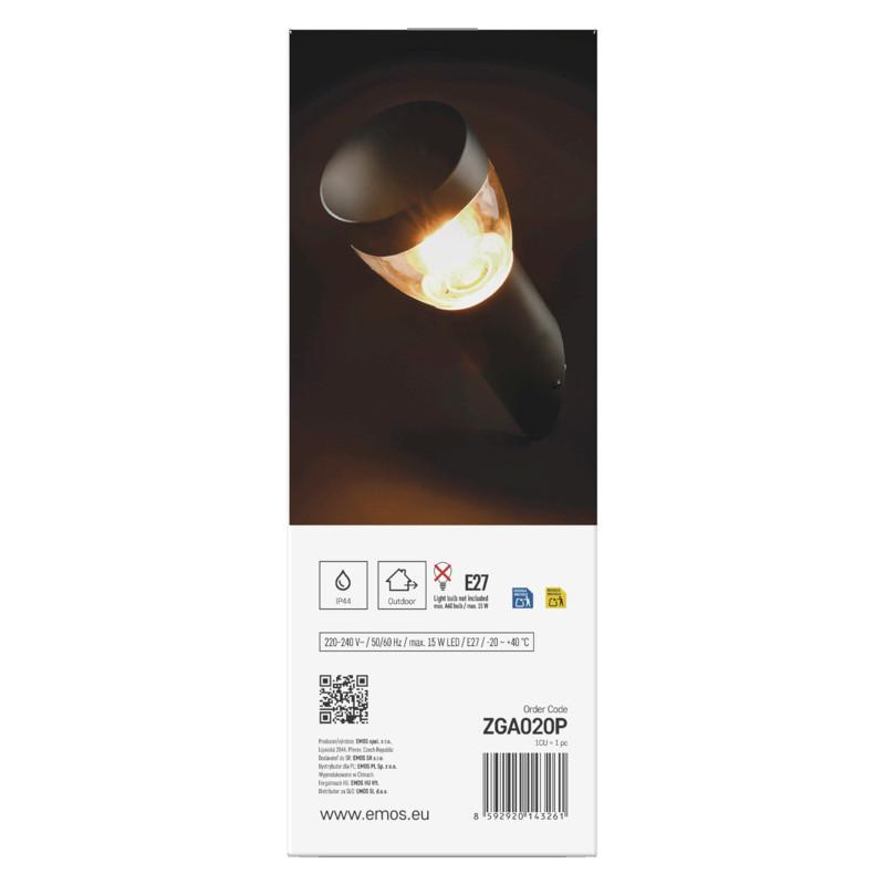 VONKAJŠIE LED SVIETIDLO ARTEO - antracitová, Modern, kov/plast