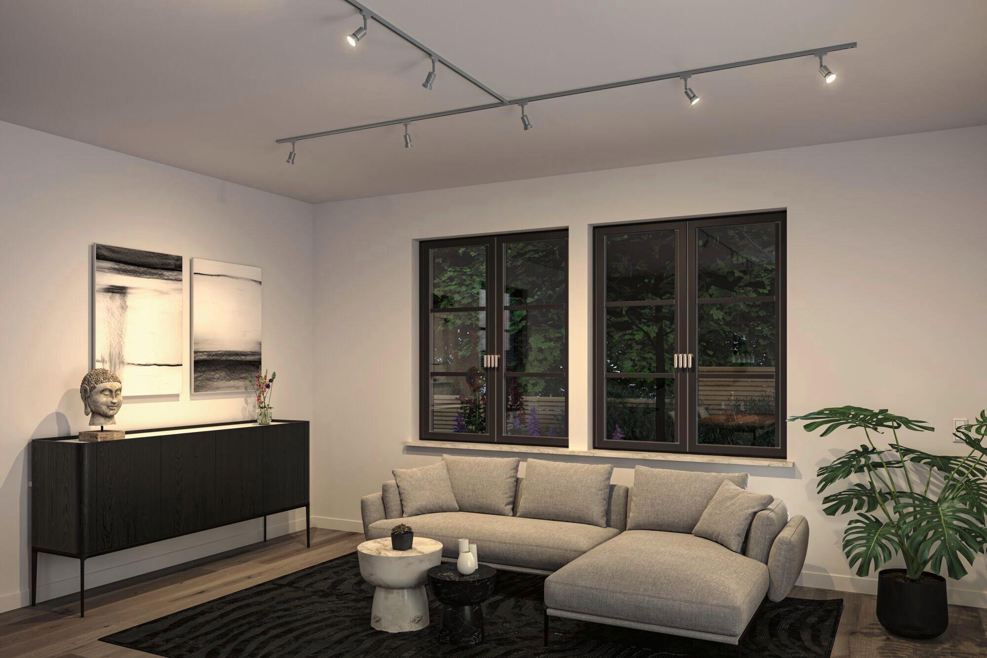 Schinensystem-strahler 95634 Urail Salt - Chromfarben, Basics (3,5/11,3cm) - Paulmann