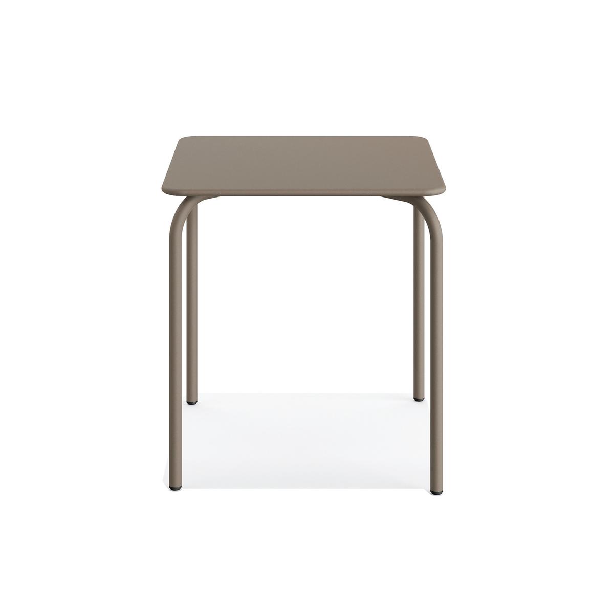 Balkontisch Olly Terrassentisch - Cappuccino, Basics, Metall (70/70/73cm)