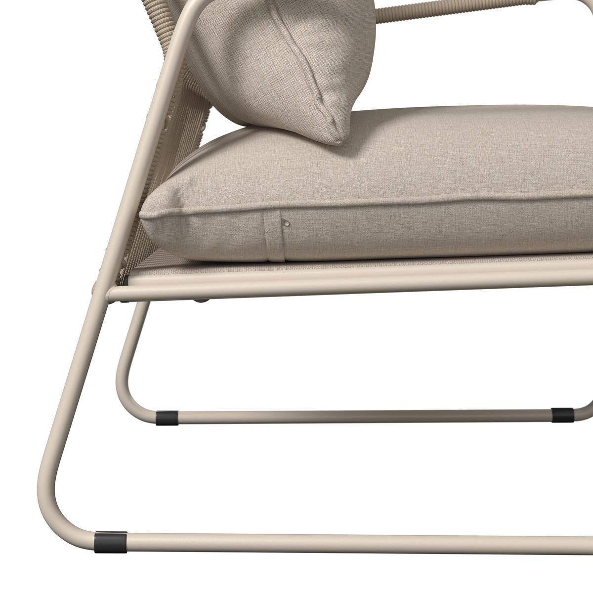 SADA NA BALKON MALE - béžová, Moderní, kov/textil (85,5/68/78,5cm)