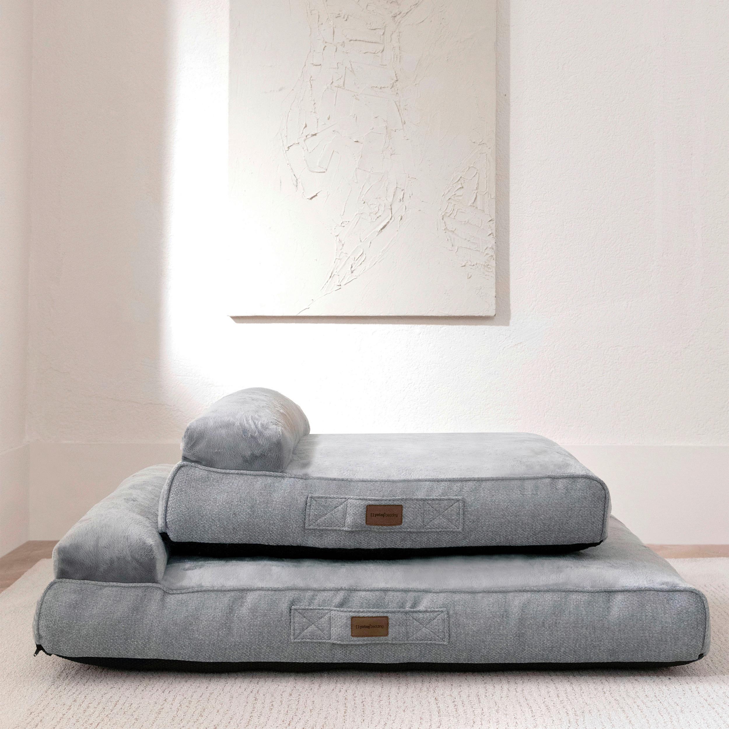 Hundebett Grau, Lf: 78x60 Cm - Grau, Basics, Textil (78/60cm) - Yatas