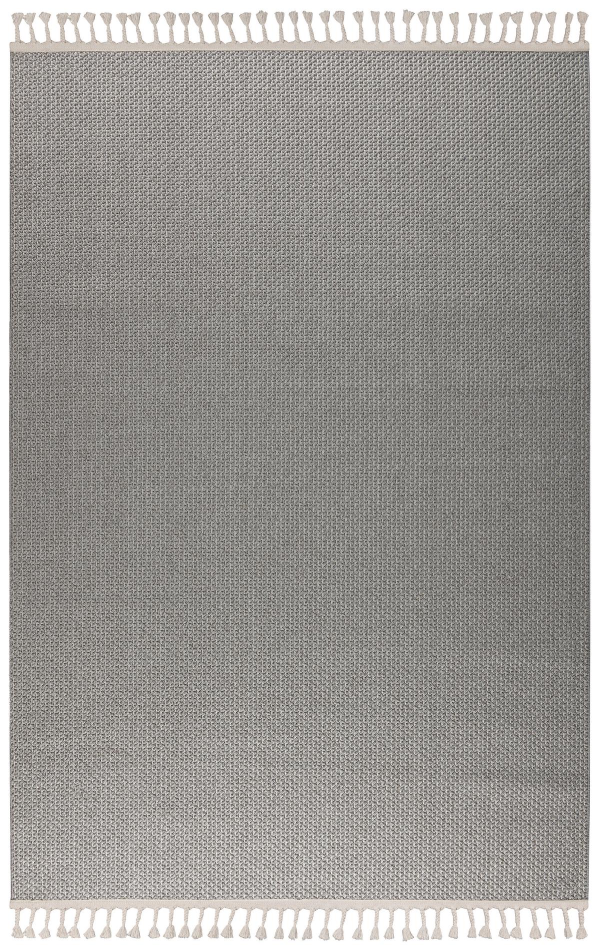 Flachwebteppich Dias - Grau, ROMANTIK / LANDHAUS, Textil (80/150cm) - James Wood