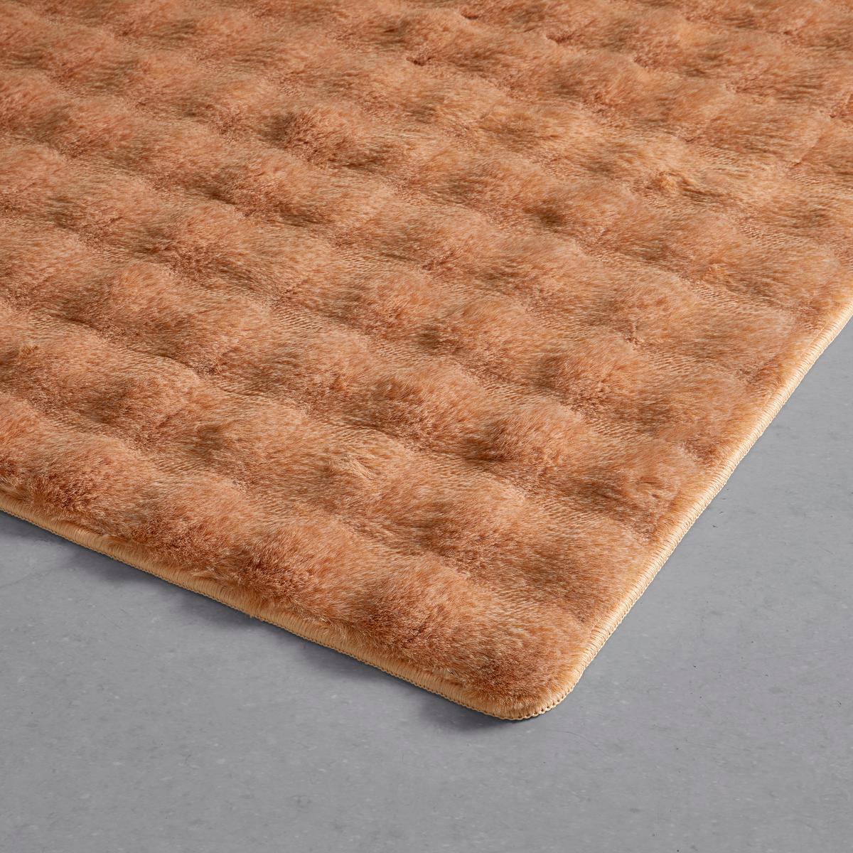 UMELÁ KOŽUŠINA BUBBLE 1 - oranžová, Modern, textil (80/150cm) - Mömax