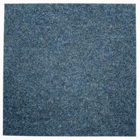 Teppichfliese Blau Merlin 50x50 cm Florhöhe 5,5 mm - Blau, Basics, Textil (50/50cm)