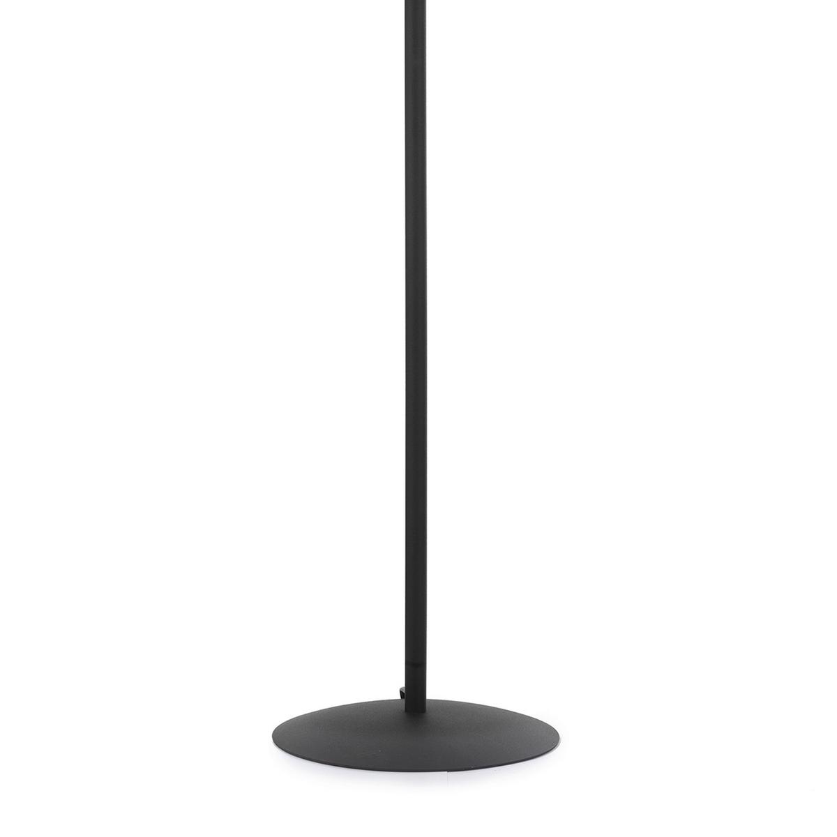 Stehleuchte 5031/ptn - Schwarz, KONVENTIONELL, Textil/Metall (28/28/173cm)