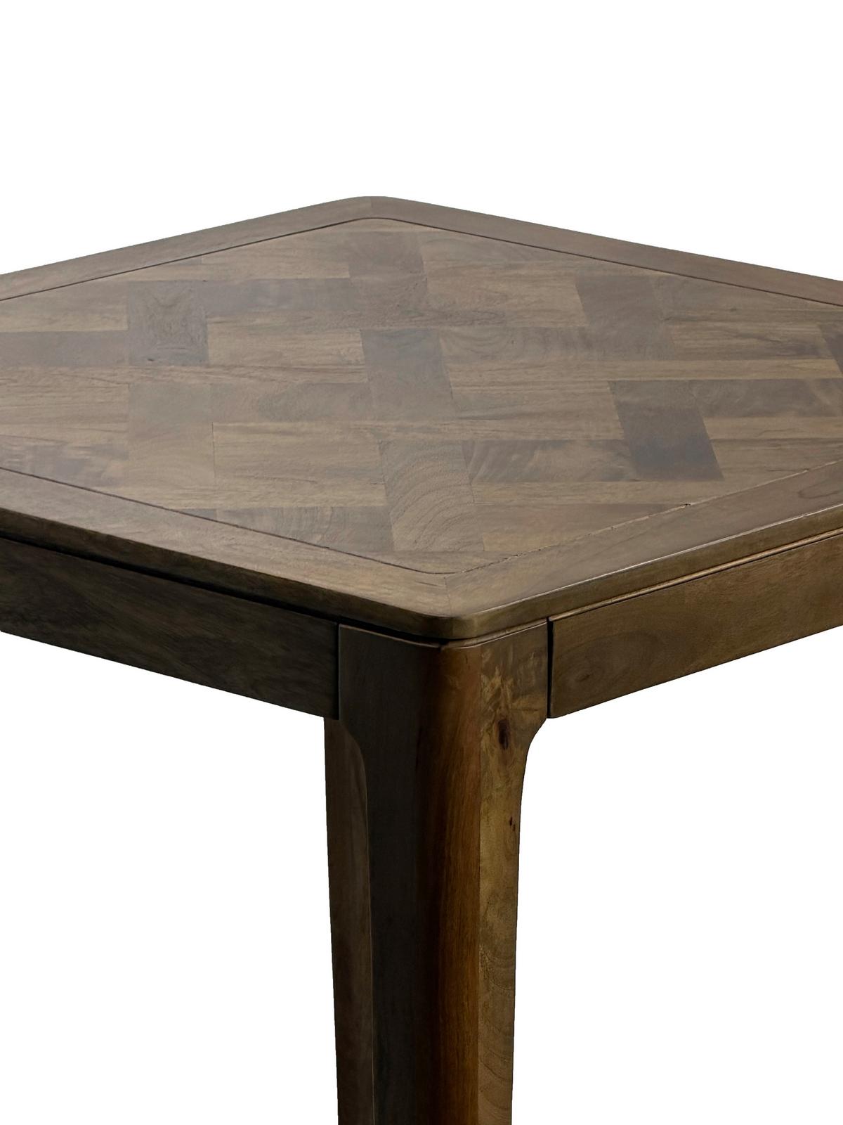 ESSTISCH Braun L: 80cm - Braun, Design, Holz (80/80/76cm) - Livetastic