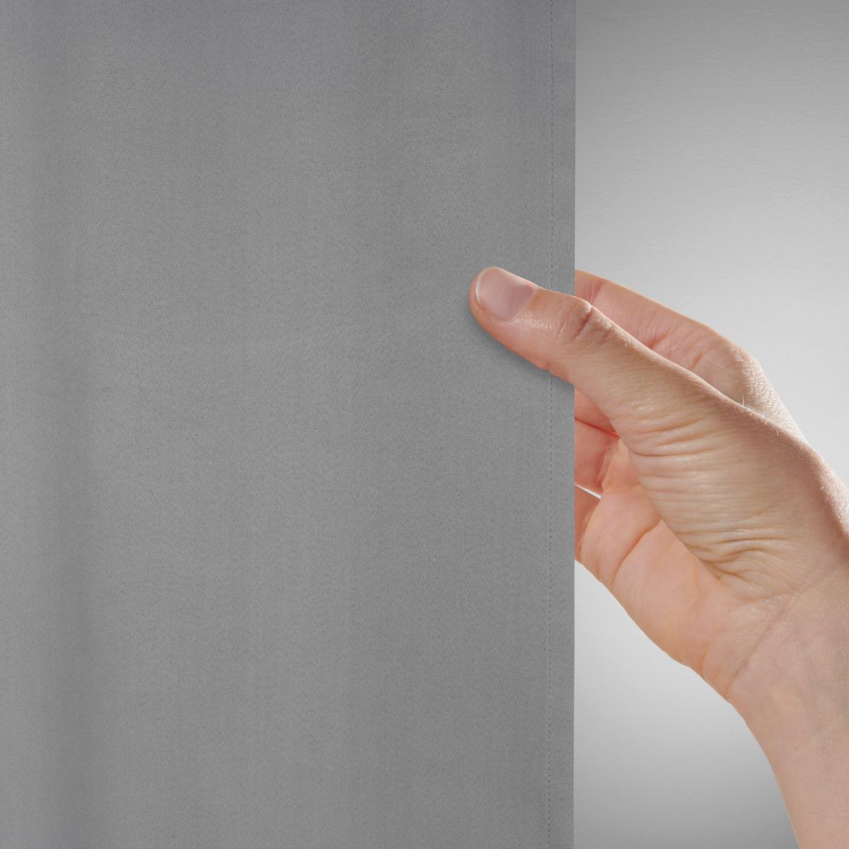 Zatemňovací záves Riccardo, 140/245cm, antracit - antracitová, Modern, textil (140/245cm) - Premium Living