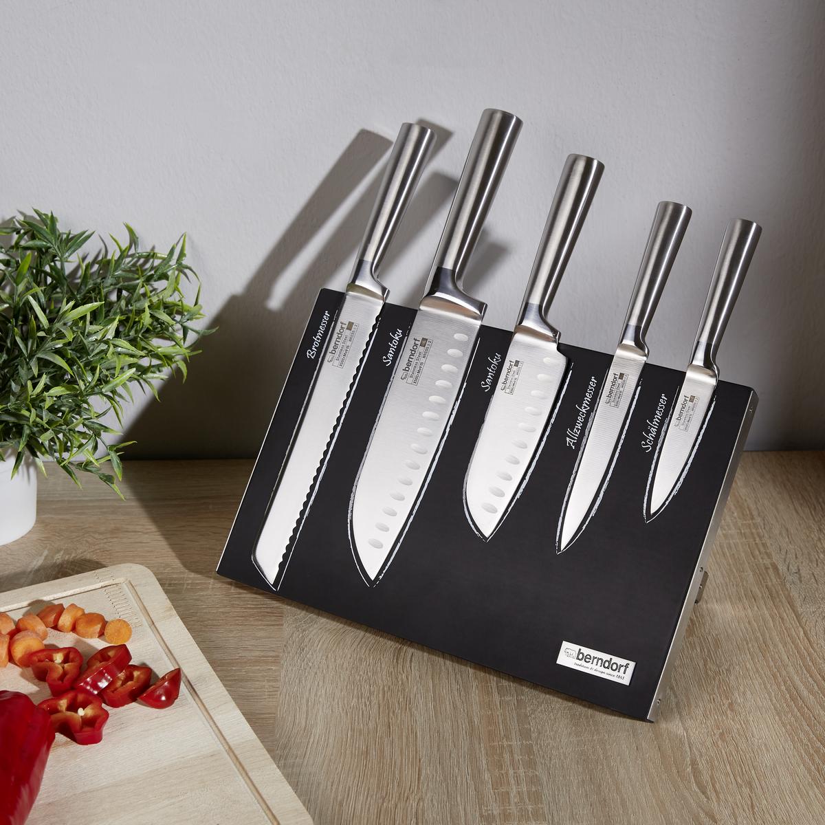 Messerblock MAGNET mit fünf Messern